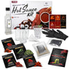 DIY Hot Sauce Making Kit - Gift Set with 4 Types of Peppers, Including Ghost Pepper - Make Your Own Hot Sauce - Great Gift for D