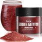 bayep Wine Red Edible Glitter for Drinks, 30g Luster Dust for Cake, Party Supplies