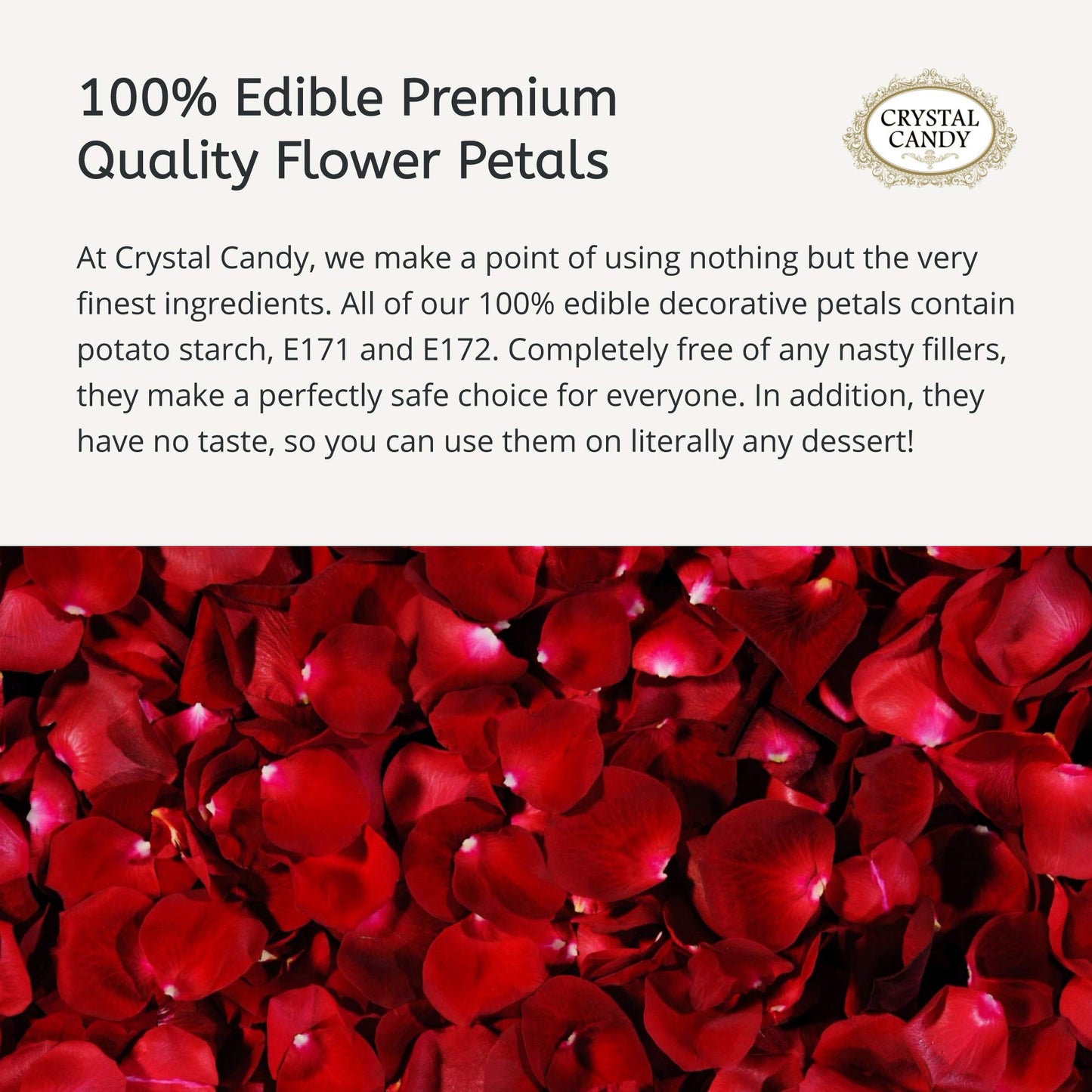 CRYSTAL CANDY Edible Leaves, 6g Jar, Paper Material, Green Leaves