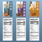 Dozy Oats Overnight Oatmeal Packets  10-Pack Sampler Box with Chia Seeds  Gluten-Free  Natural Source of Protein and Fiber  10-Pack and Jar