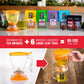 Tiesta Tea Ultimate Live Loose Kit - 8 Piece Set with Black, Green & Herbal Tea Samples, 16 oz Infuser, Brews Hot & Iced Tea