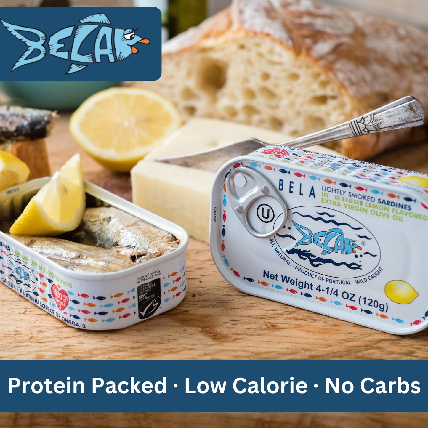 Blue Galleon Sardines In Lemon Sauce, 4.25 Ounce (Pack Of 12)