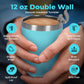 Tea Gift Set With Kettle – 26 -Piece Sampler For Women & Men, Insulated Mug, Assorted Organic Hrny & Sons Teas, Pure Honey & Accessories (Teal+Kettle - Hrny)