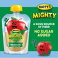Mott'S Mighty Honeycrisp Apple Applesauce, 3.2 Oz Clear Pouches, 48 Count (4 Packs Of 12), No Sugar Added, Good Source Of Fiber,