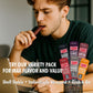 Jerky.Com Hot Beef And Pork Jerky Meat Sticks 10 Pack | 5G Protein, 90 Calories, Sugar Free, Gluten-Free, Individually Wrapped, Keto Friendly, Low Carb Snack | Delicious Smoked Beef Jerky Sticks | Gifts For Men