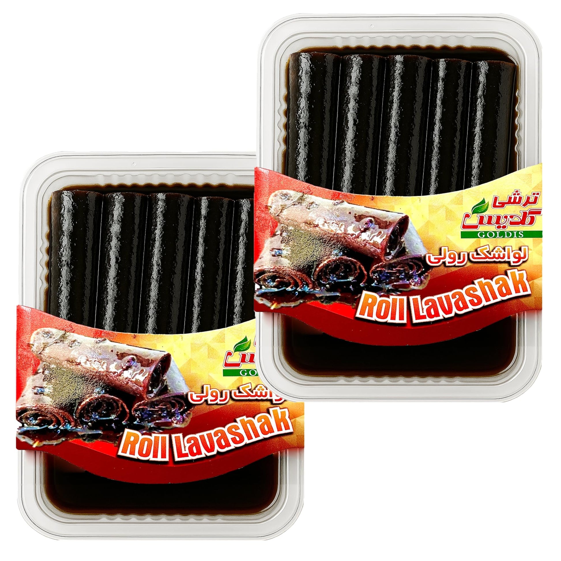 GOALDEES Roll Lavashak Pomegranate Juicy Sour Fruit Leather Persian Snack Middle Eastern Halal Bold Flavor Timeless Tradition (2