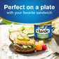 Vlasic Ovals Hamburger Dill Pickle Chips, Keto Friendly Snacks And Toppings, 12 - 16 Fl Oz Jars