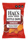 Hal's New York Kettle Cooked Potato Chips, Gluten Free, BBQ, 5 oz Bag (Pack of 12)