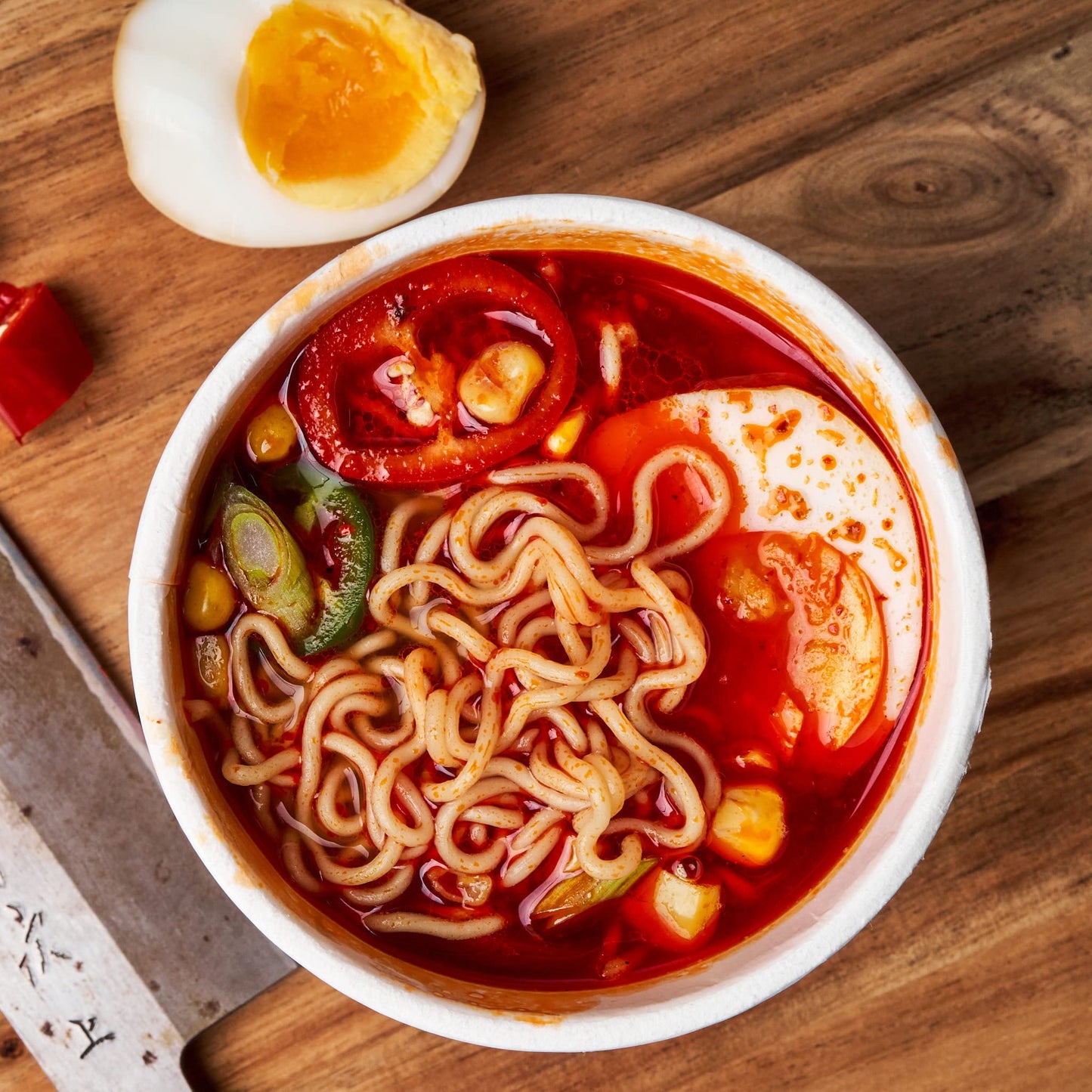 Snapdragon Spicy AF Ramen Cup Noodles - 6 Pack Instant Ramen Bowl with Authentic Wheat Noodles, Soup Sauce Base, Vege Pack and C