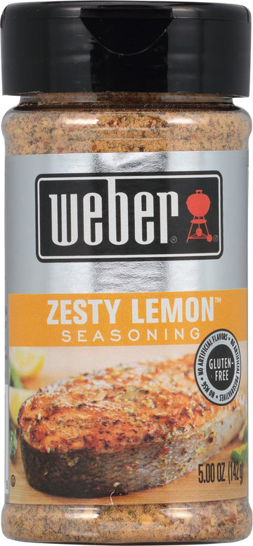 Weber Zesty Lemon Seasoning, 5 Ounce Shaker