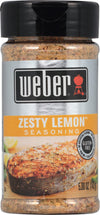 Weber Zesty Lemon Seasoning, 5 Ounce Shaker (Pack Of 6)