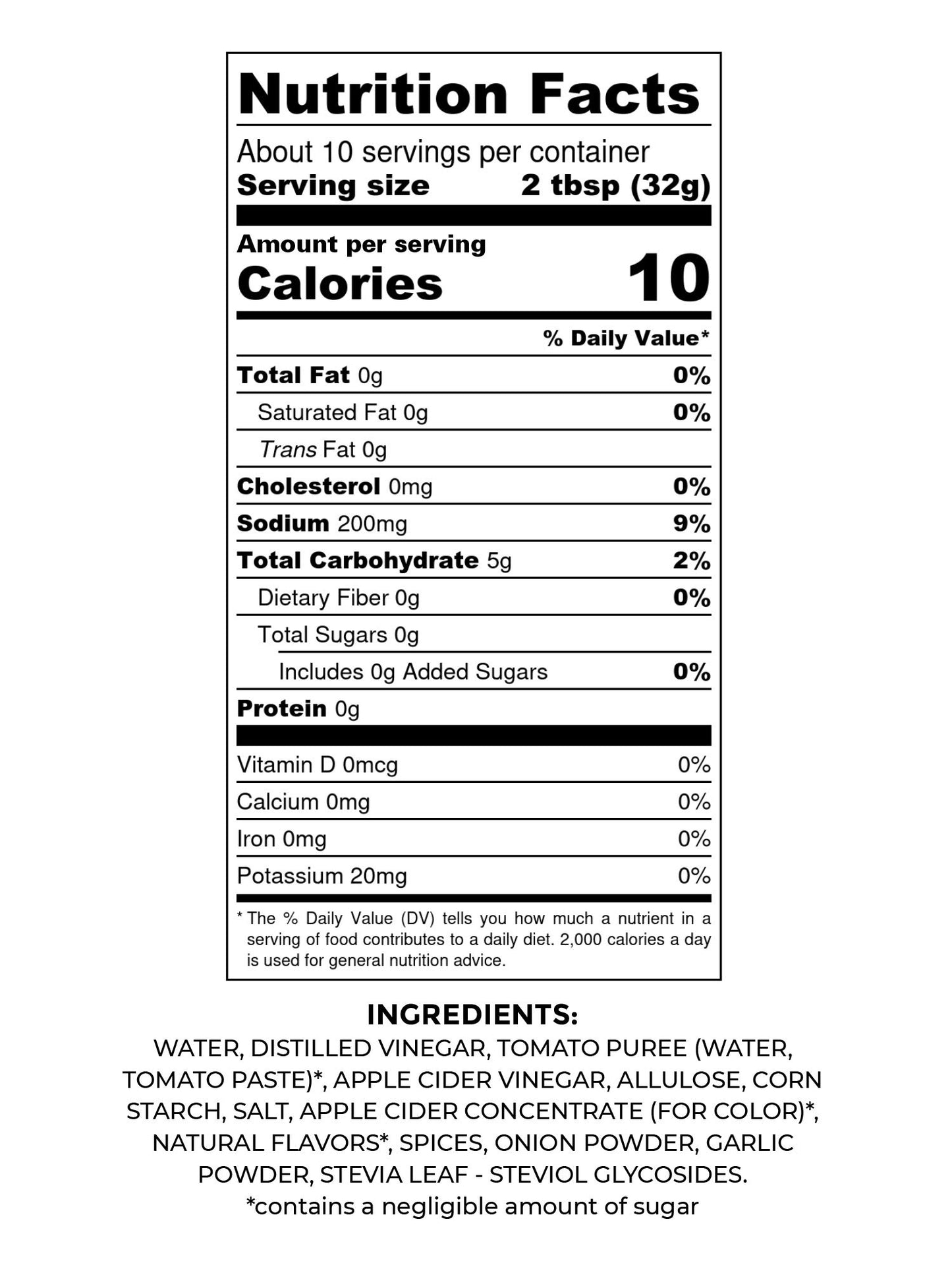 Rib Rack Original Sugar Free BBQ Sauce 11 oz (4 pack)