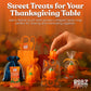 Pumpkin Candy 3D Ring Pops - 18 Individually Wrapped Suckers Bulk Pack - Fall Candy Party Favors - Thanksgiving Treats