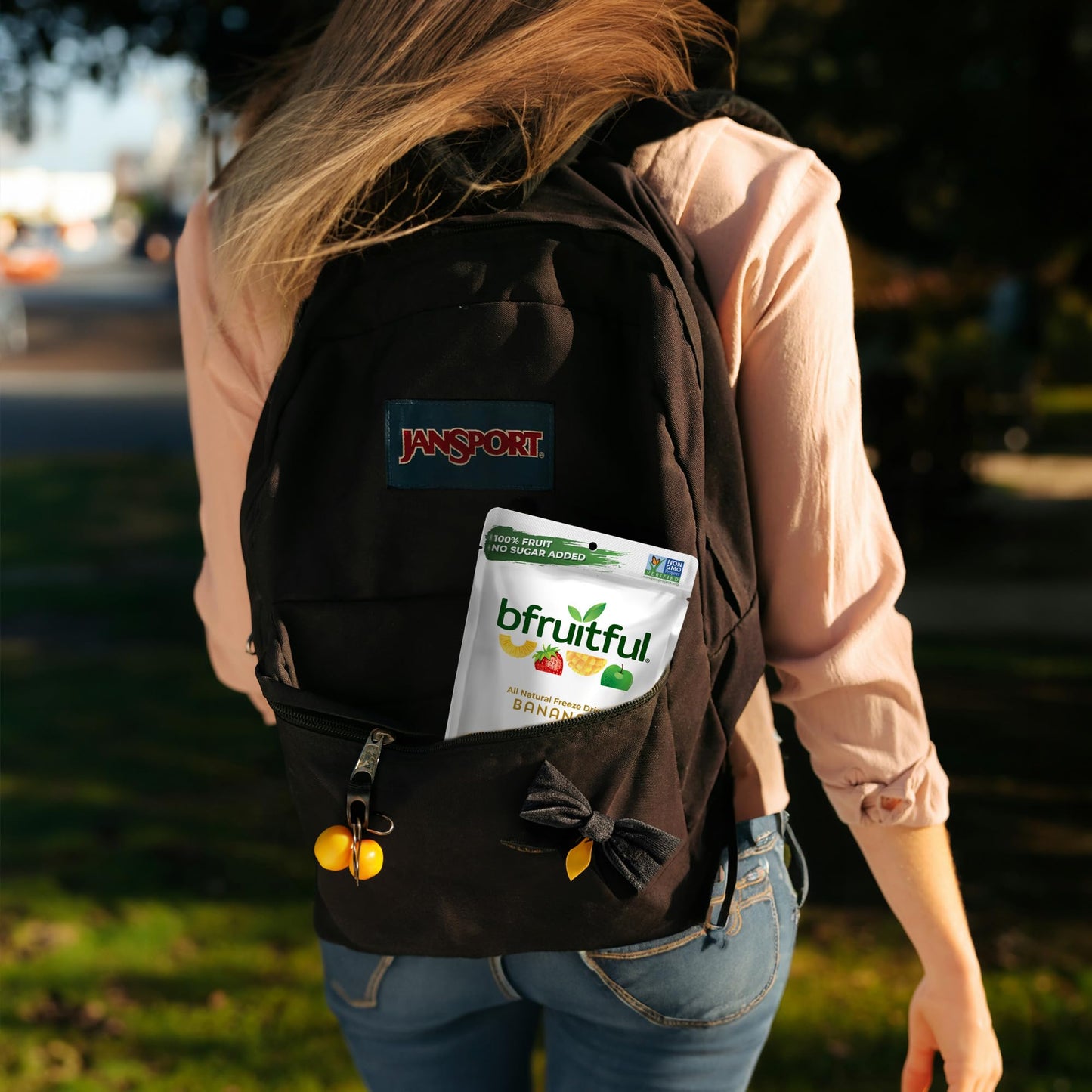 Bfruitful Freeze-Dried Banana, Freeze Dried Fresh Fruit Bites, Gluten Free, Vegan, Dairy Free, Kosher, No Sugar Added, Non Gmo,