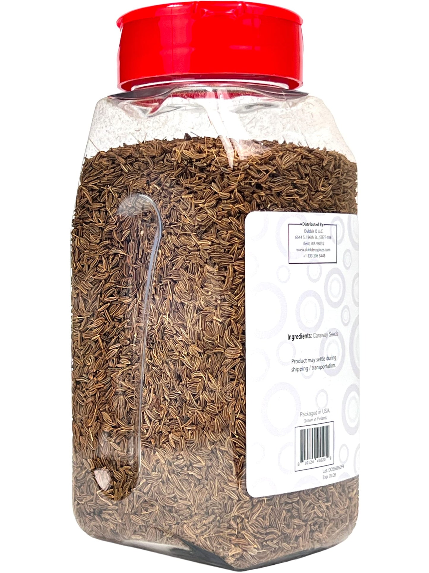 Caraway Seeds (Whole) - 8 Oz. - Non Gmo, Kosher, Halal, And Gluten Free - Dubble O Brand