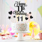 Lecferrarc 11Th Birthday Cake Decorations, 11Th Birthday Candles Cake Numeral Candles And Glitter Happy 11Th Birthday Cake Toppe
