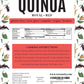 Cereausly Organic Red Quinoa Bulk – Vegan, Gluten-Free, Kosher – 10 LB
