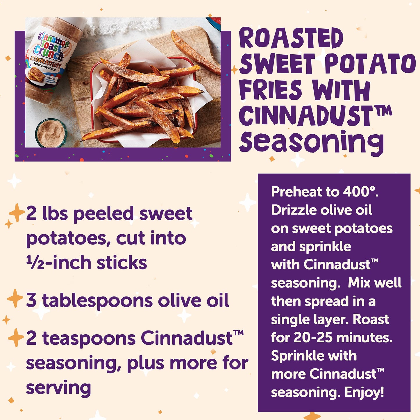 Cinnamon Toast Crunch Cinnadust Seasoning, 6.5 Ounce