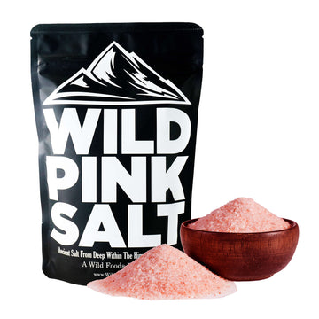 Wild Foods Organic Pink Himalayan Salt, Fine Ground Table And Cooking Salt, 16 Oz | 100% Real, Pure, Unrefined Pink Salt | 80+ M