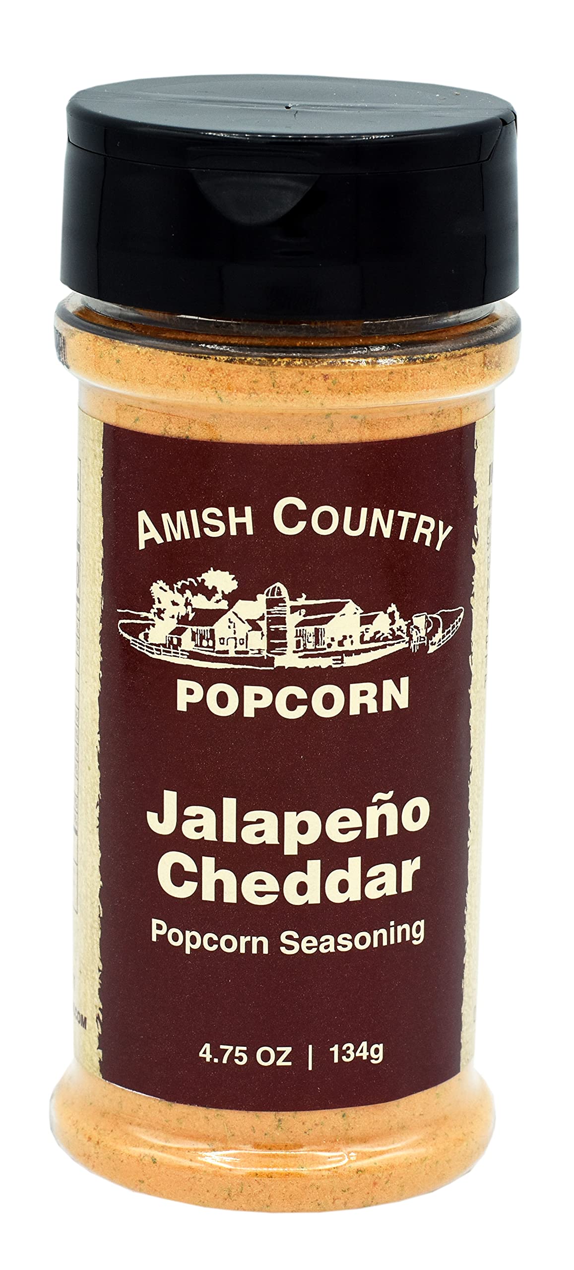 Amish Country Popcorn | Jalapeno Cheddar Seasoning - 4.75 oz | Old Fashioned, Non-GMO and Gluten Free