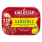 King Oscar Sardines in Extra Virgin Olive Oil with Lemon, 3.75 oz, Pack of 12, Wild Caught Canned Seafood