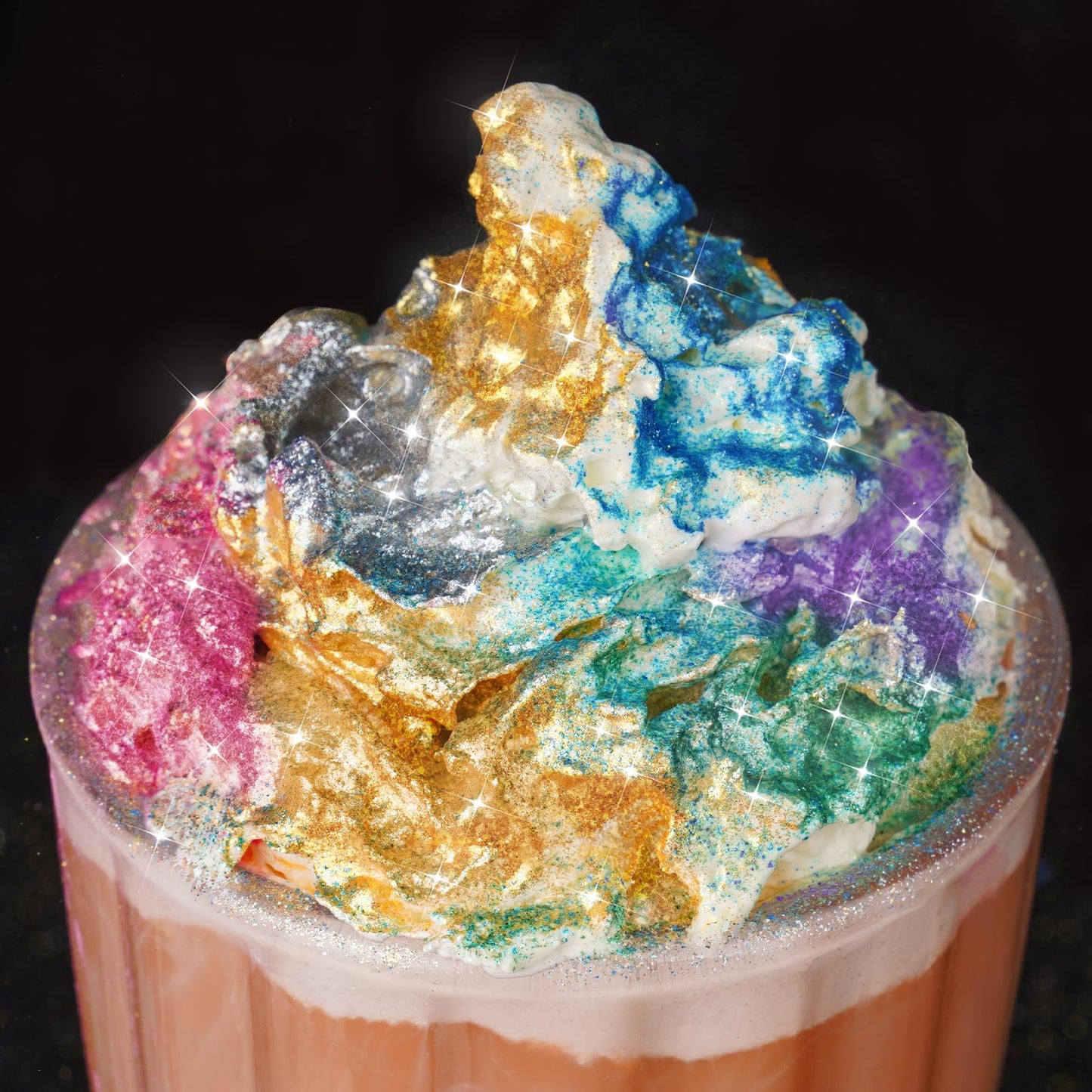 NiHome Edible Glitter Powder for Food Decoration, 10g/0.35oz, Pink, Vegan, Allergen-Free