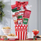 Wine Country Gift Baskets The Movie Night Popcorn & Candy Gift Basket Filled With Goodies Reusable Nostalgic Popcorn Tub, Small, 1 Count