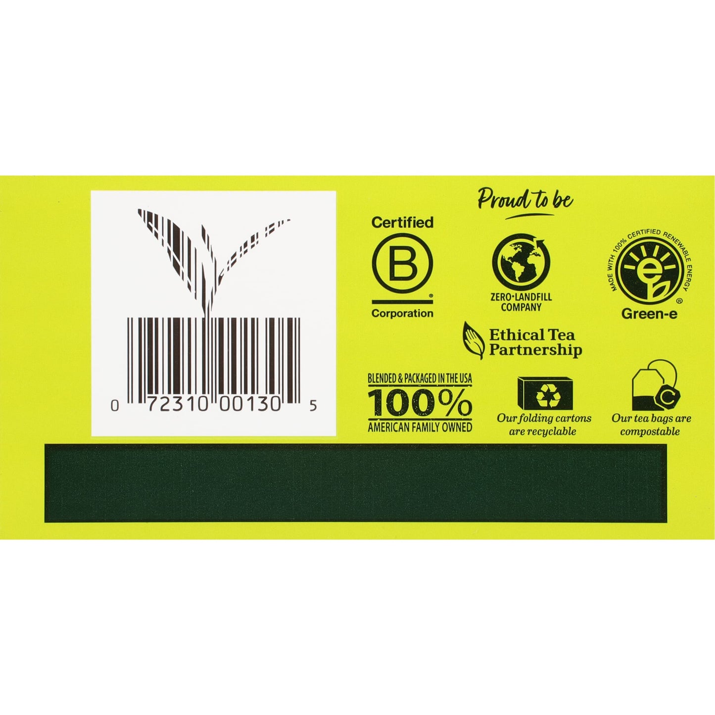 Bigelow Tea Green Tea - With Peach - Case Of 6 - 20 Bag