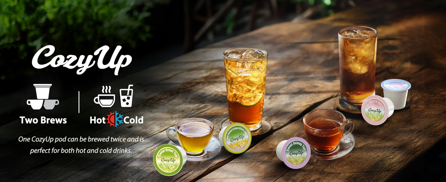 Cozy Up Oolong Tea Pods Compatible with Keurig K-Cup malt-inspired, 36 Count