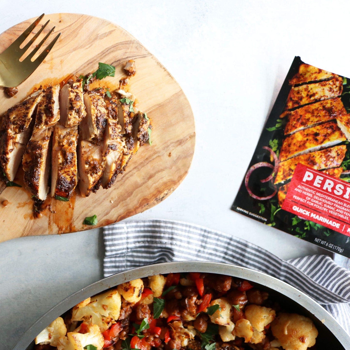 Wild Garden Ready-To-Use Persian Sumac Marinade, 100% Natural Meat Marinade, No Additives & Preservatives, Bold, Flavorful, Perf