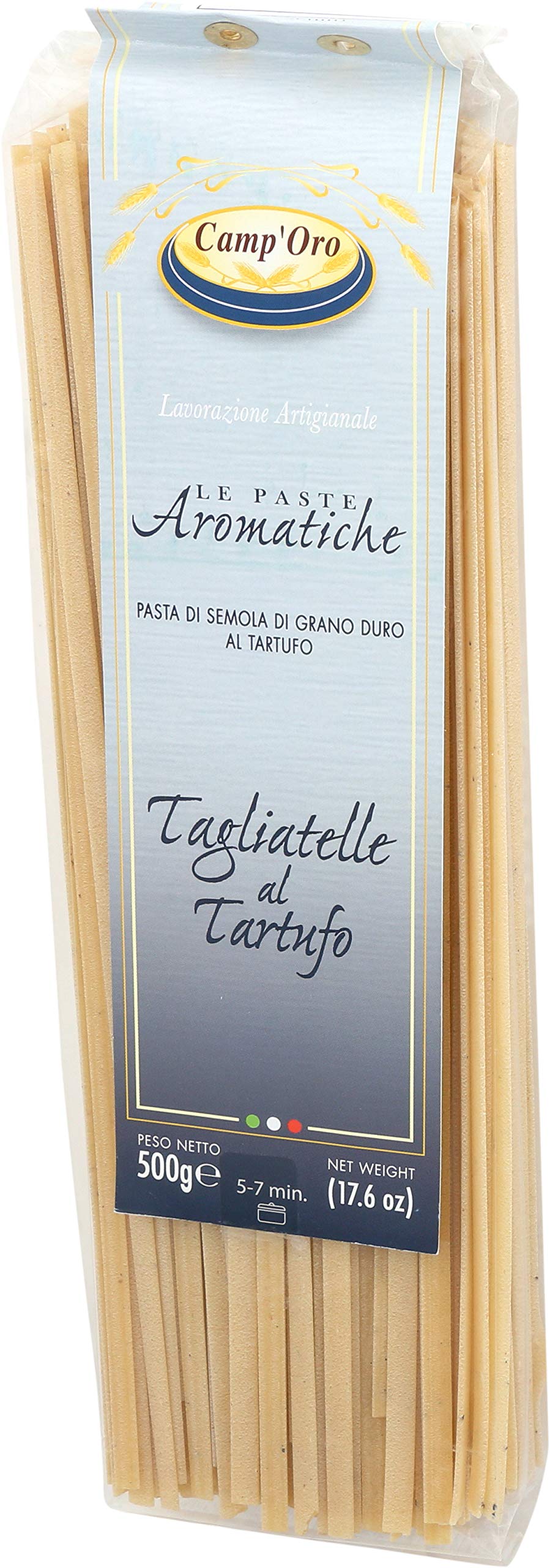Camp'Oro Truffle-Infused Tagliatelle - Luxurious Italian Pasta - 17.6 oz - Perfect for Gourmet Dishes