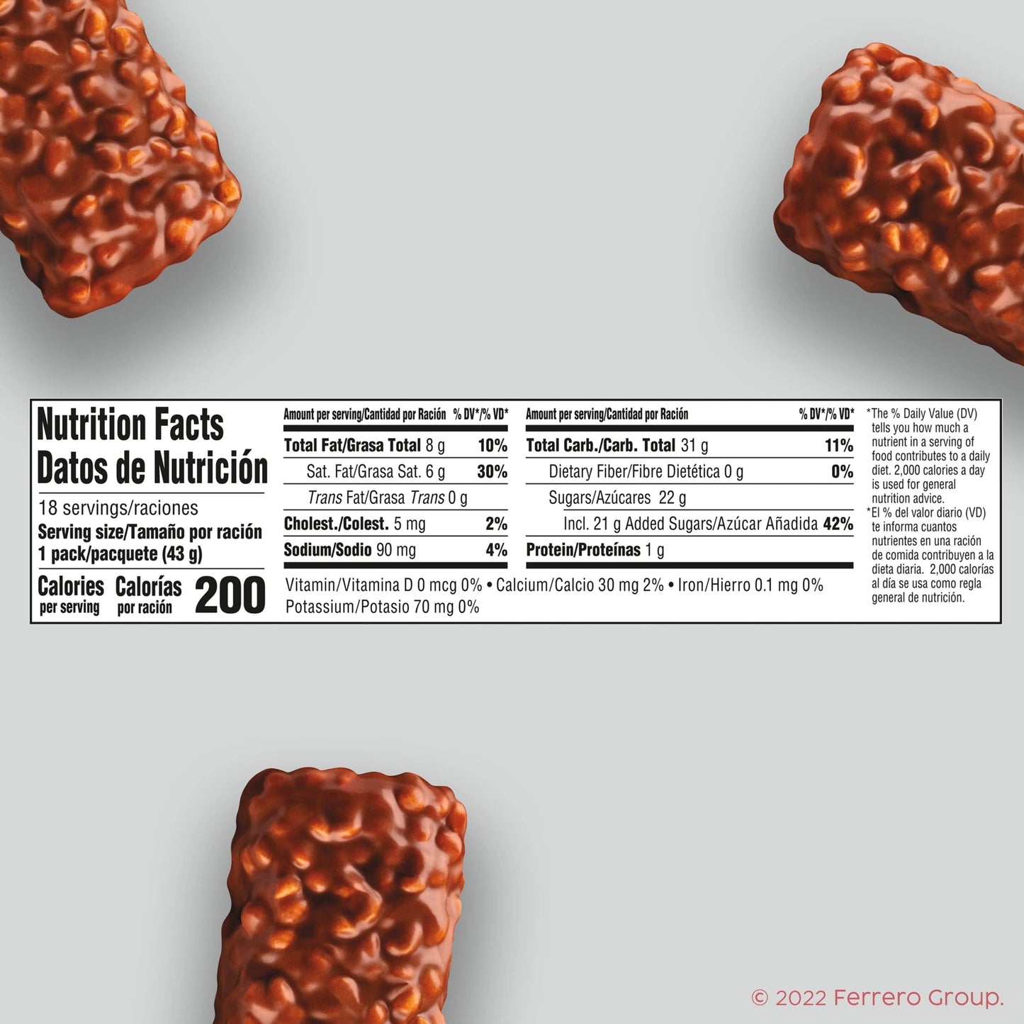 100 Grand Crispy Milk Chocolate with Caramel  Full Size Individually Wrapped Candy Bars  1.5 oz each  Bulk 18 Count Box