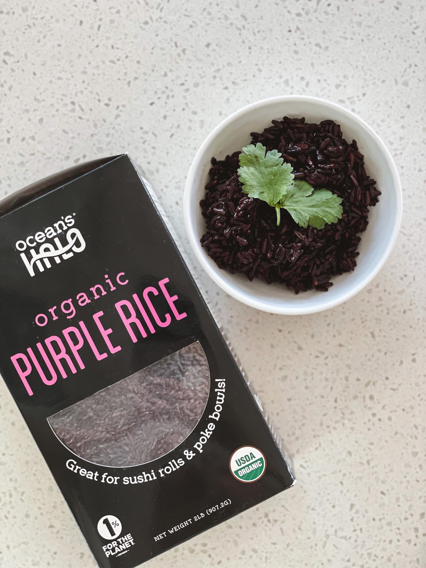 Oceans Halo Purple Rice, Organic, Vegan, Gluten-Free Ingredients, 32 Oz