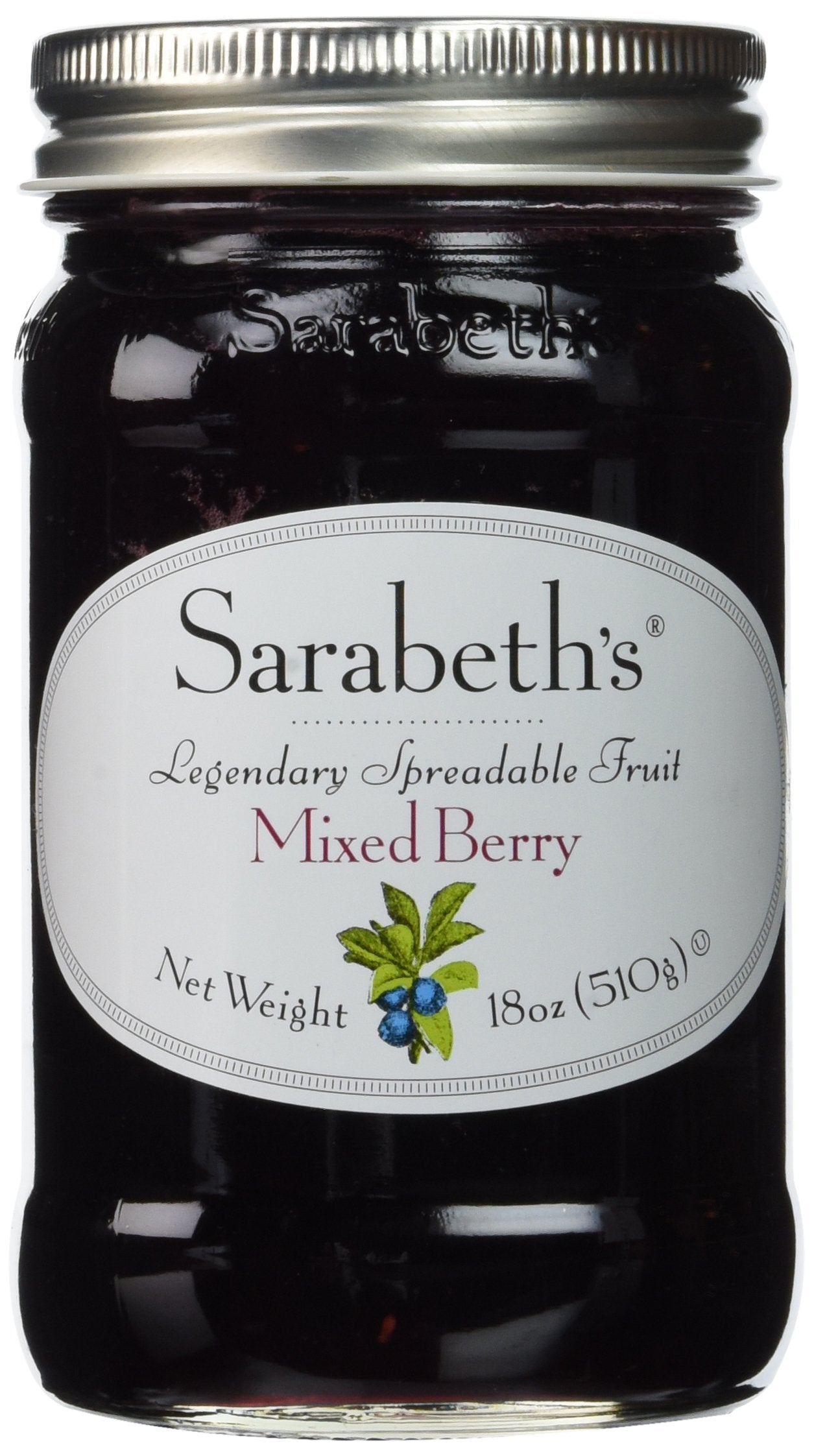 Sarabeths Mixed Berry Fruit Spread, 18 oz, 1.125 lb, Pack of 1