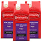 Community Coffee New Orleans Blend 36 Ounces, Special Dark Roast Ground Coffee, 12 Ounce Bag (Pack Of 3)