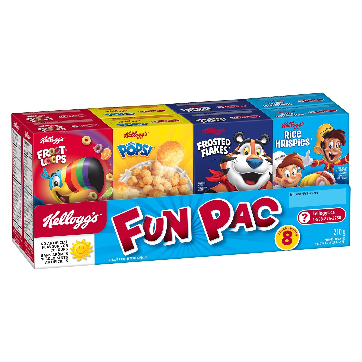 Kellogg'S Fun Pak 210 Gram {Imported From Canada}