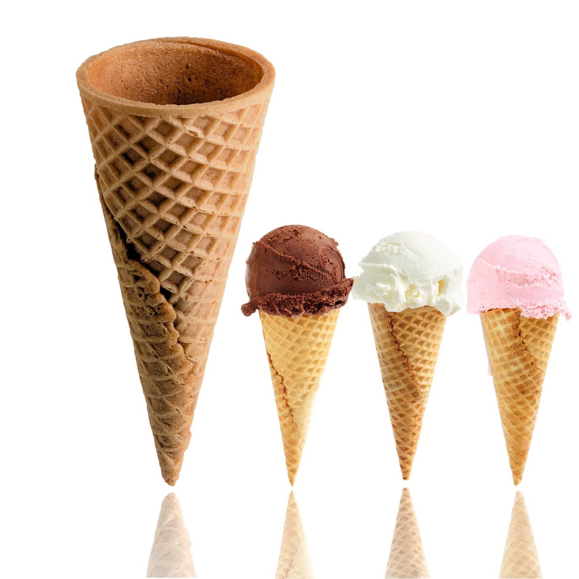 Sugar Cones For Ice Cream - Cones For Dessert - Classic Ice Cream Cone - Sweet  Crisp  Crunchy And Delicious - Ideal For Family Gatherings  Parties (200-Pack)