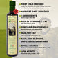 Papa Vince Extra Virgin Olive Oil - Hydroxytyrosol, Polyphenol-Rich, 16.91 Fl Oz, First Cold Pressed, Single Estate, Sicily, Italy