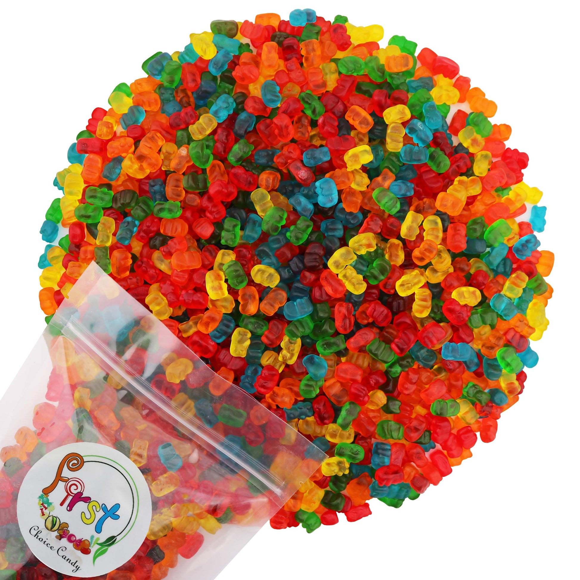 FirstChoiceCandy Mini Gummy Bears, Mix Mini Cubs Gummi (2 Pound)
