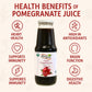 Anna And Sarah 33.8 Oz Organic Pomegranate Juice - Usda Organic Certified - Glass Bottle (6 Pack) No Sugar, No Artificial Colors