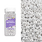 Cobakey Bright Silver Sprinkles For Cake Decorations 3.52 Ounce Silver Metallic Pearl Sugar Sprinkles For Cupcake Toppers Weddin