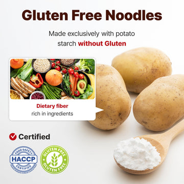 SEMPIO Glass Noodles, Dangmyun - Gluten-Free, Pasta Alternative, Sweet Potato Vermicelli, Ideal for Korean Food, Japchae, Galbit