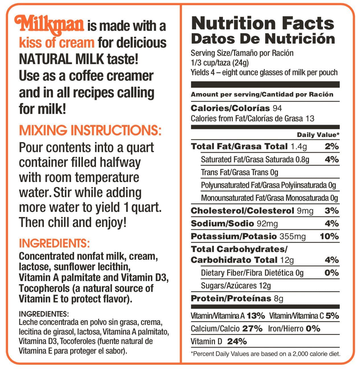 Milkman Low-fat Milk - Instant Dry Milk Powder (2)