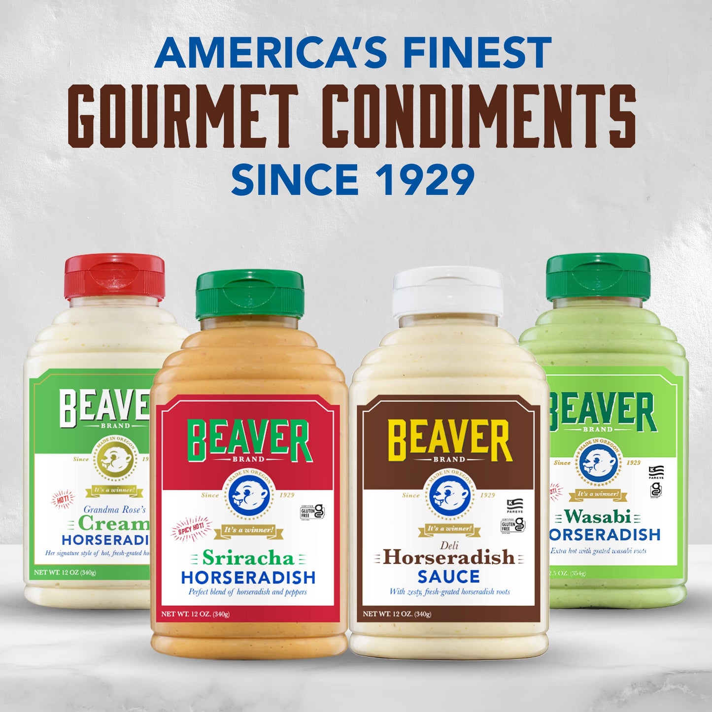 Beaver Deli Horseradish Sauce, 12 Oz Squeeze Bottle