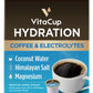 Vitacup Hydration Coffee Pods, The First Coffee That Hydrates You W/Electrolytes, Coconut Water, Pink Himalayan Salt, Magnesium, Medium Roast,Single Serve Pod Compatible W/Keurig K-Cup Malt-Inspired, 72Ct