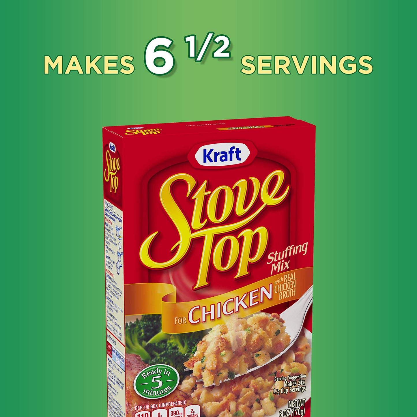 Stove Top Chicken Stuffing Mix, 6 Ounce -- 12 Per Case.