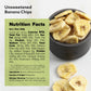 NUTS U.S. - Unsweetened Banana Chips | No Sulphure, Added & No Artificial Colors | NON-GMO | Natural | Packed in a Resealable Ba