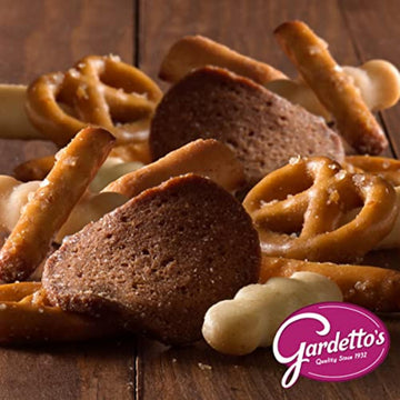 Gardettos Original Recipe Snack Mix, Crunchy Breadsticks, Pretzels & Roasted Rye Chips, Kosher Snacks Multipack, 10 Single-Serv