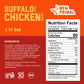 The New Primal Buffalo Chicken Sticks, Keto Friendly, Gluten Free, 9g Protein, 5 Pack, 1 Ounce Each