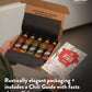 Timber Taste Color Hot Sauce Gift Set [5X1.35 Oz] Hot Sauce Variety Pack - Spicy Condiment Set For Heat Lovers In Mini Bottles -